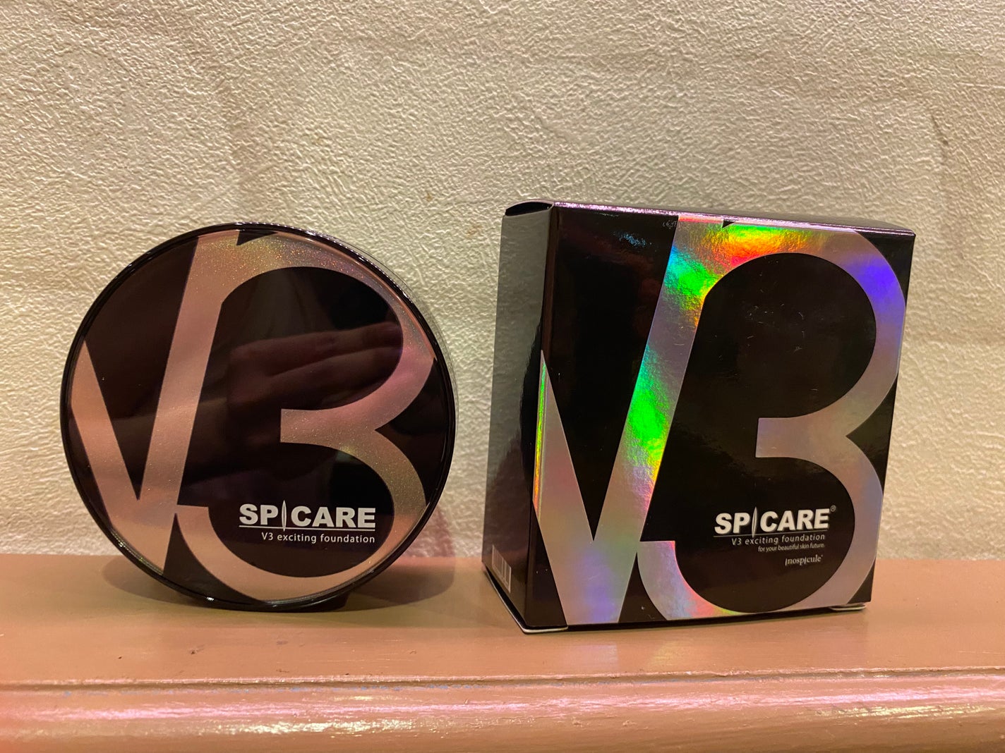 V3 エキサイティングファンデーション/SPICARE/クッションファンデーションを使ったクチコミ(1枚目)