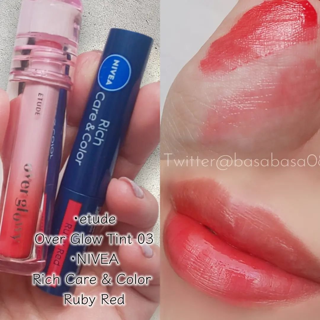 オーバーグロウティント フレッシュアップル/ETUDE/リップティントを使ったクチコミ（1枚目）