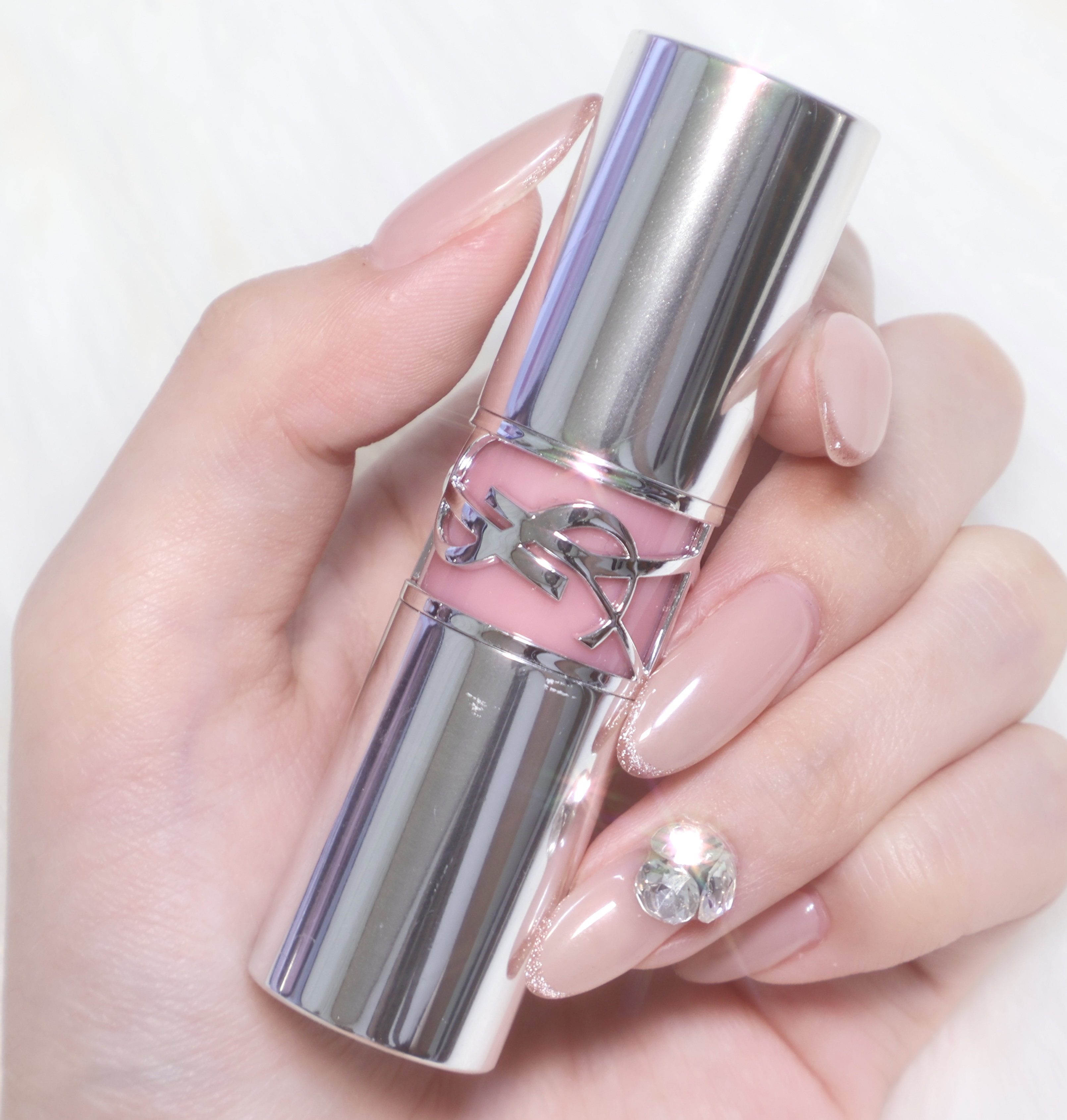 YSL ラブシャイン リップスティック 201	 ROSEWOOD BLUSH ローズウッド ブラッシュ/YVES SAINT LAURENT BEAUTE/口紅を使ったクチコミ（1枚目）