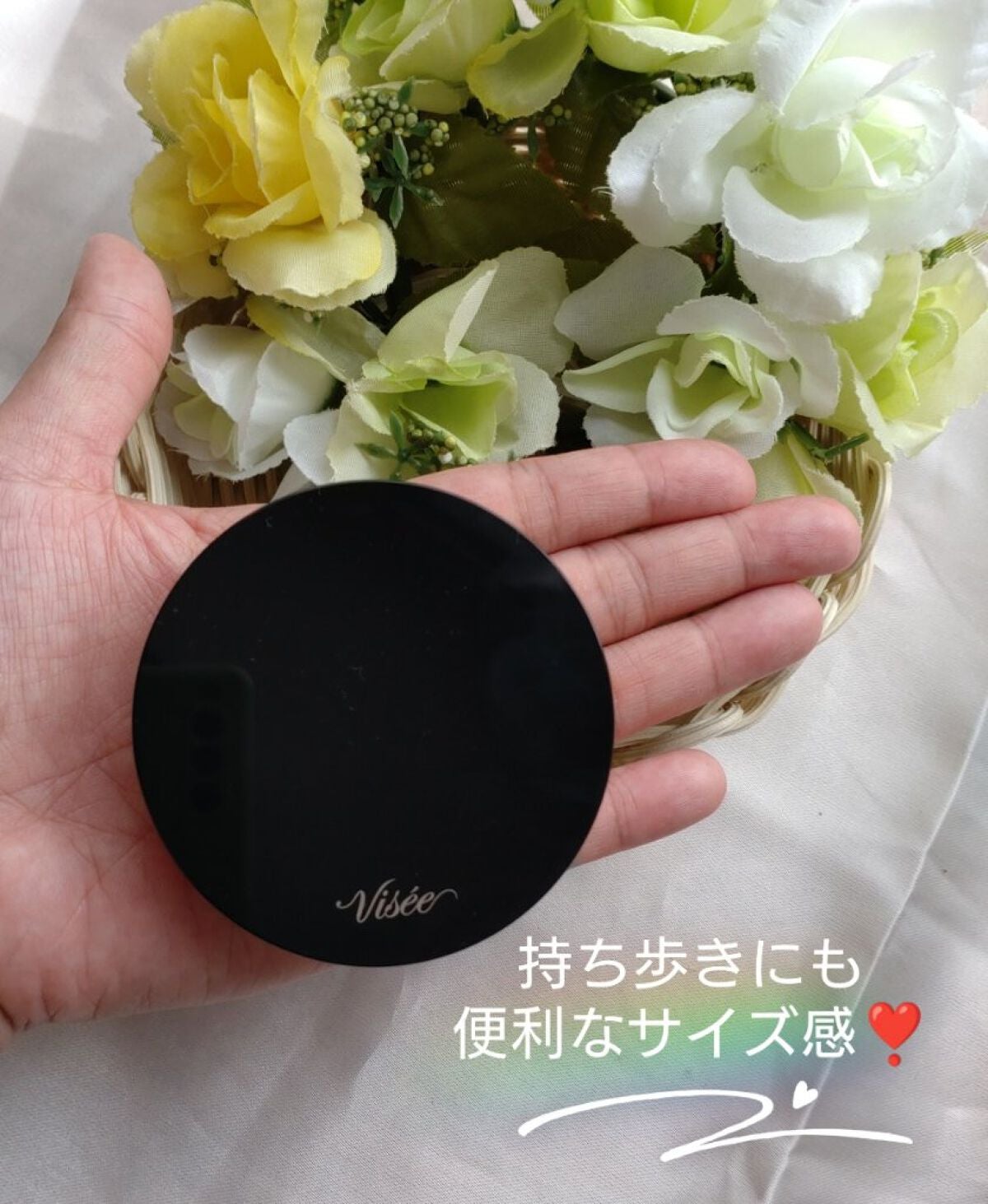 リシェ フォギーグロウ フィルター/Visée/ルースパウダーを使ったクチコミ(2枚目)