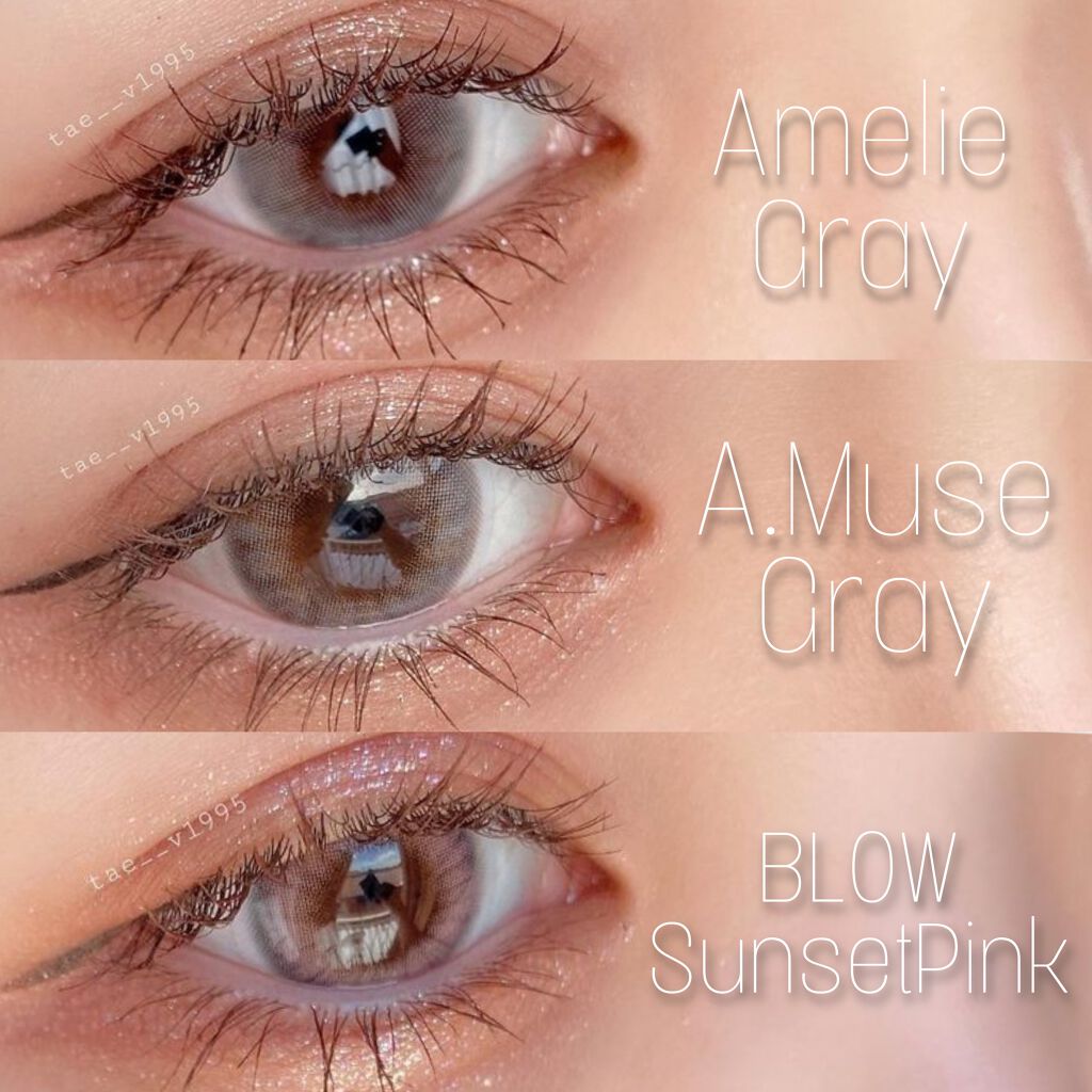 ダズリング3カラーワンデー(Dazzling 3color 1day ) アイスグレー/OLOLA/ワンデー（１DAY）カラコンを使ったクチコミ（3枚目）