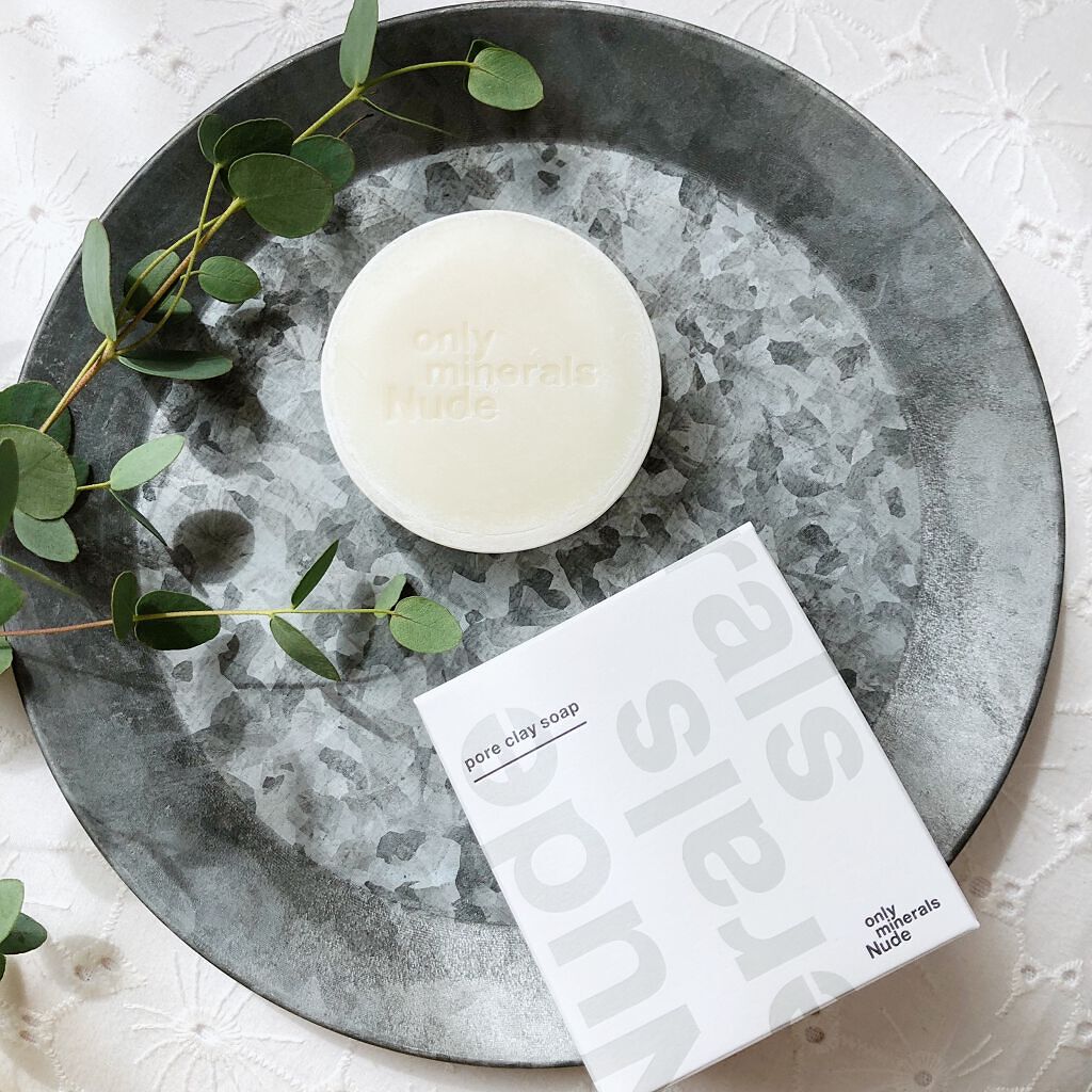 Nude ポアクレイソープ/ONLY MINERALS/洗顔石鹸を使ったクチコミ（1枚目）