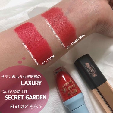 LUXURY VELVET MATTE LIPSTICK/Beauty Cottage/口紅を使ったクチコミ（3枚目）