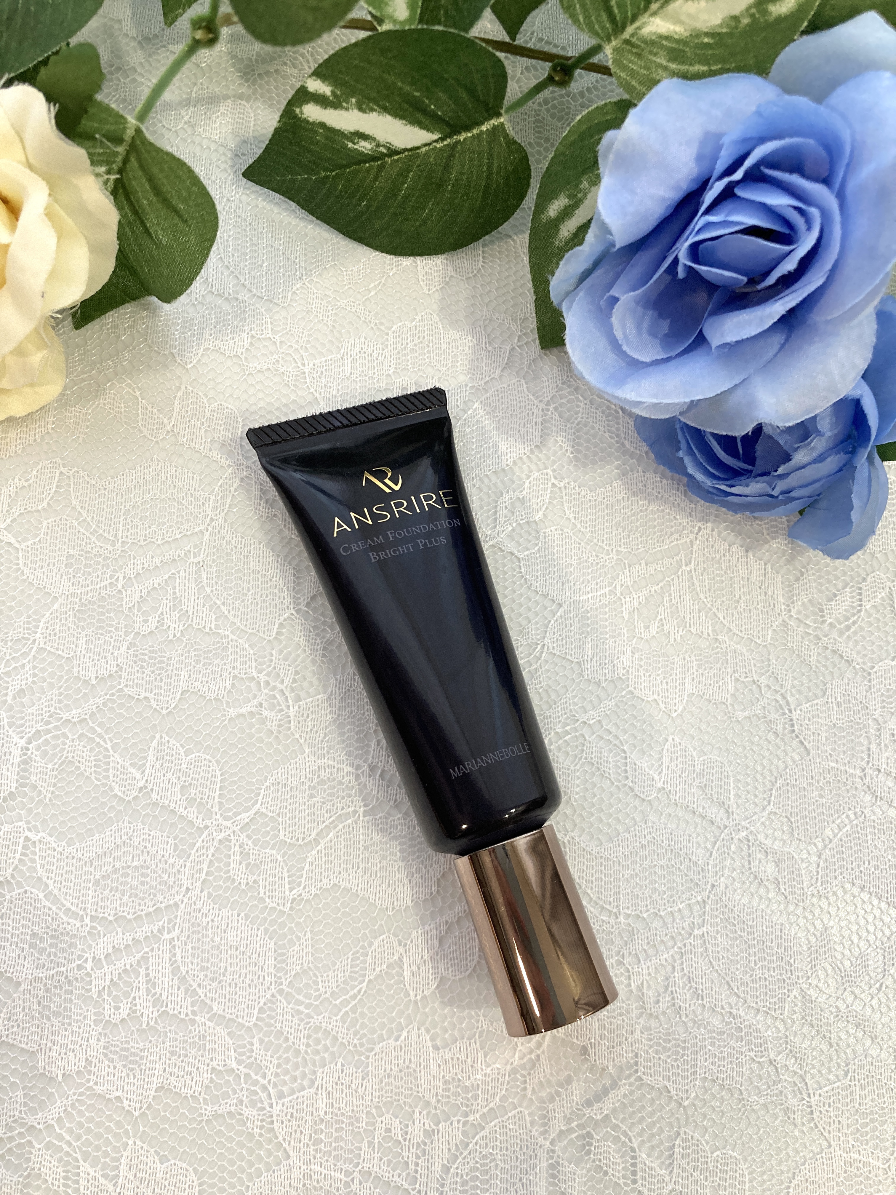 アンスリール　クリームファンデーションブライトプラス/マリアンボレ/クリーム・エマルジョンファンデーションを使ったクチコミ（2枚目）