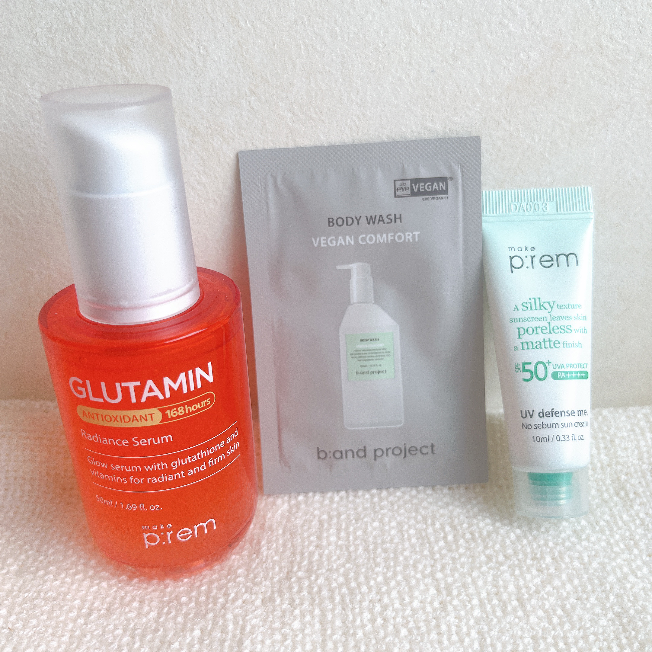 グルタミン抗酸化光彩セラム/make prem/美容液を使ったクチコミ（2枚目）