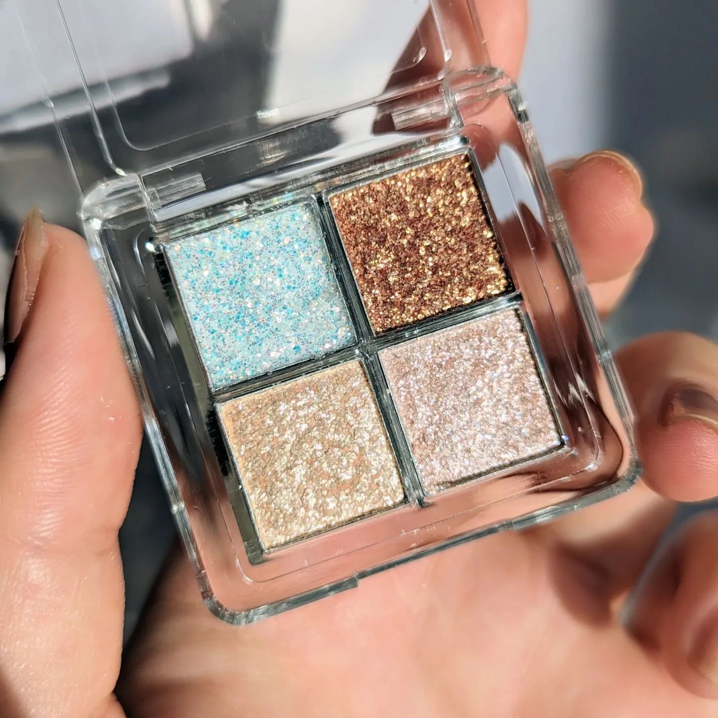 4カラー ミニアイパレット 204 よくばりラメ/Emery Emily/アイシャドウパレットを使ったクチコミ（3枚目）