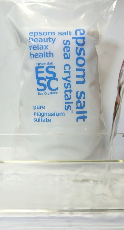 シークリスタルス エプソムソルト オリジナル/sea crystals/無機塩系入浴剤を使ったクチコミ(2枚目)