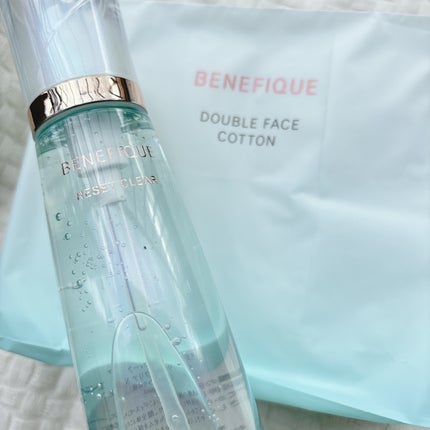 ダブルフェイスコットン N/BENEFIQUE/コットンを使ったクチコミ(2枚目)