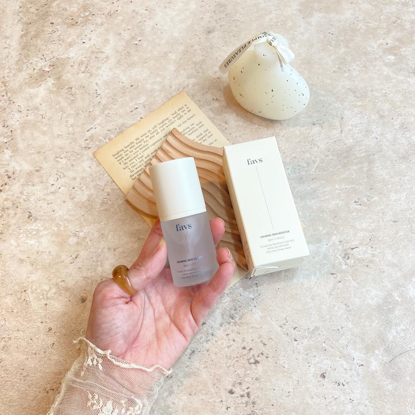 カーミングスキンブースター/favs/美容液を使ったクチコミ（3枚目）