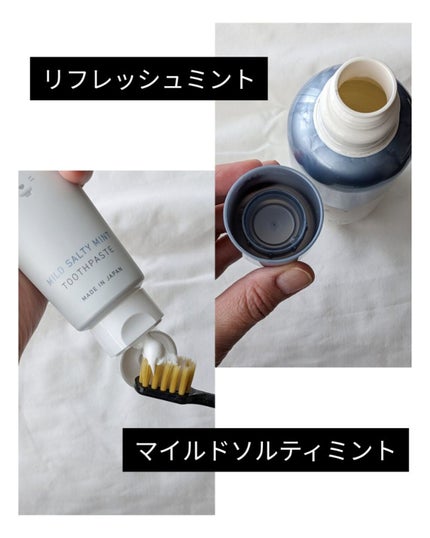 ホワイトマウス デンタルヘルス トゥースペースト マイルドソルティミント/ホワイトマウス/歯磨き粉を使ったクチコミ(4枚目)