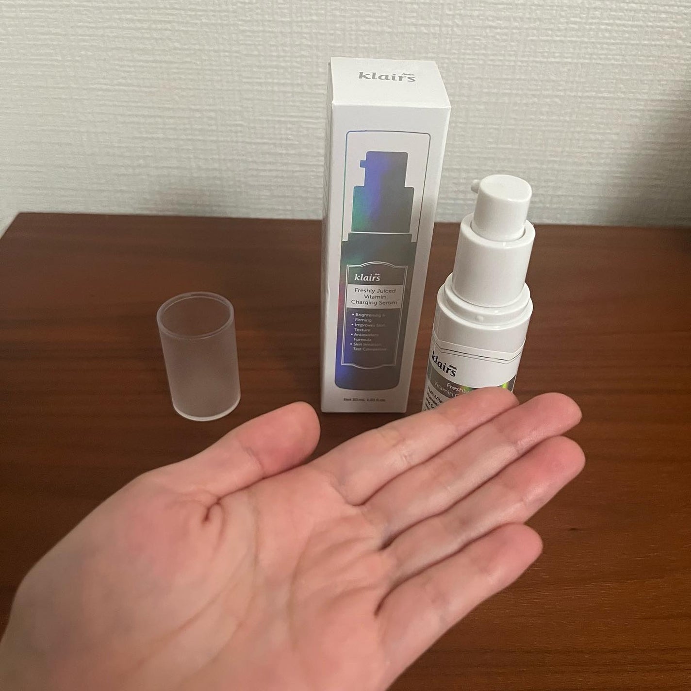 フレッシュリージュースドビタミンチャージングセラム(30ml)/Klairs/美容液を使ったクチコミ(2枚目)