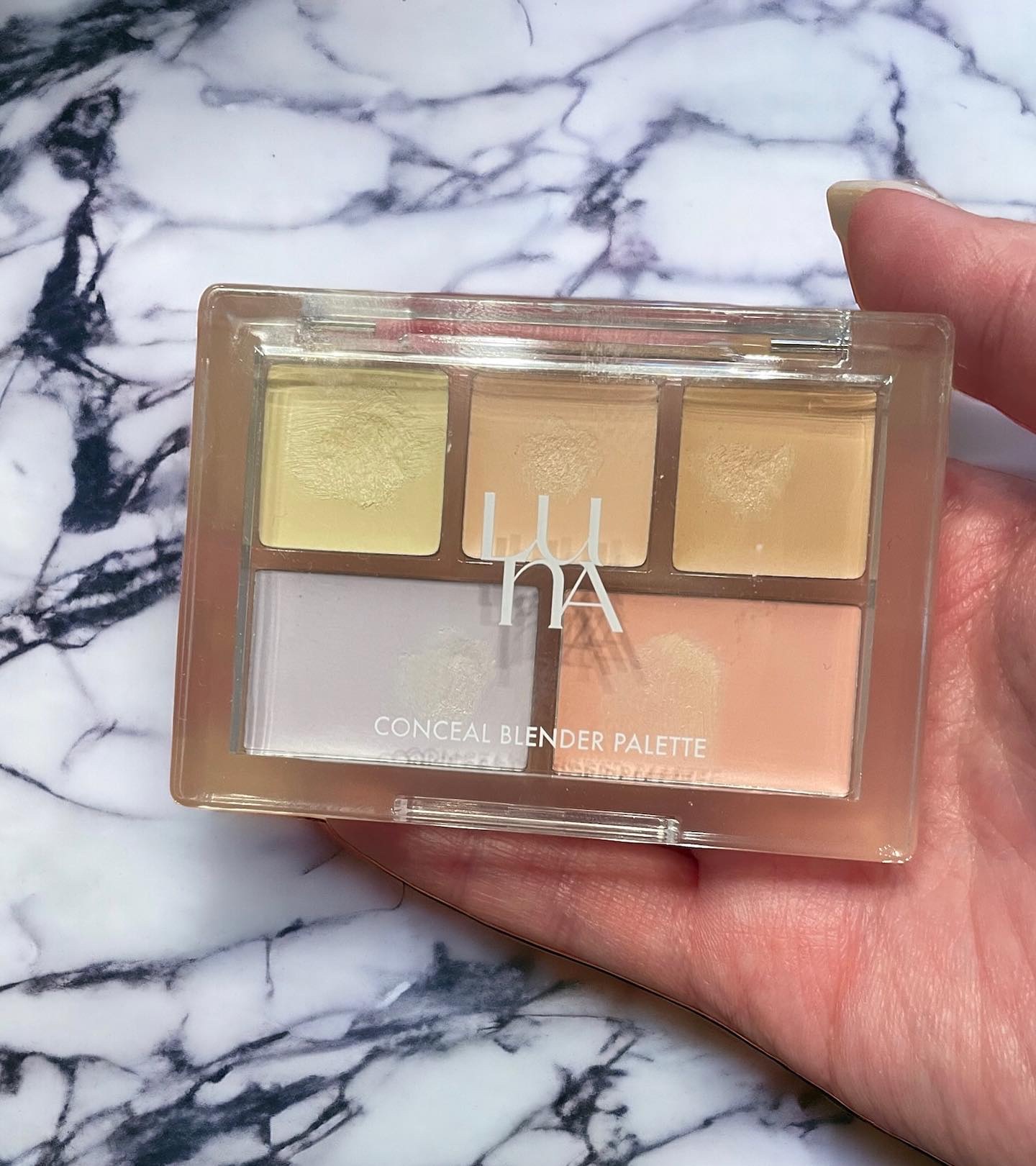 コンシールブレンダーパレット 02 ピュアカバー/LUNA/パレットコンシーラーを使ったクチコミ（2枚目）