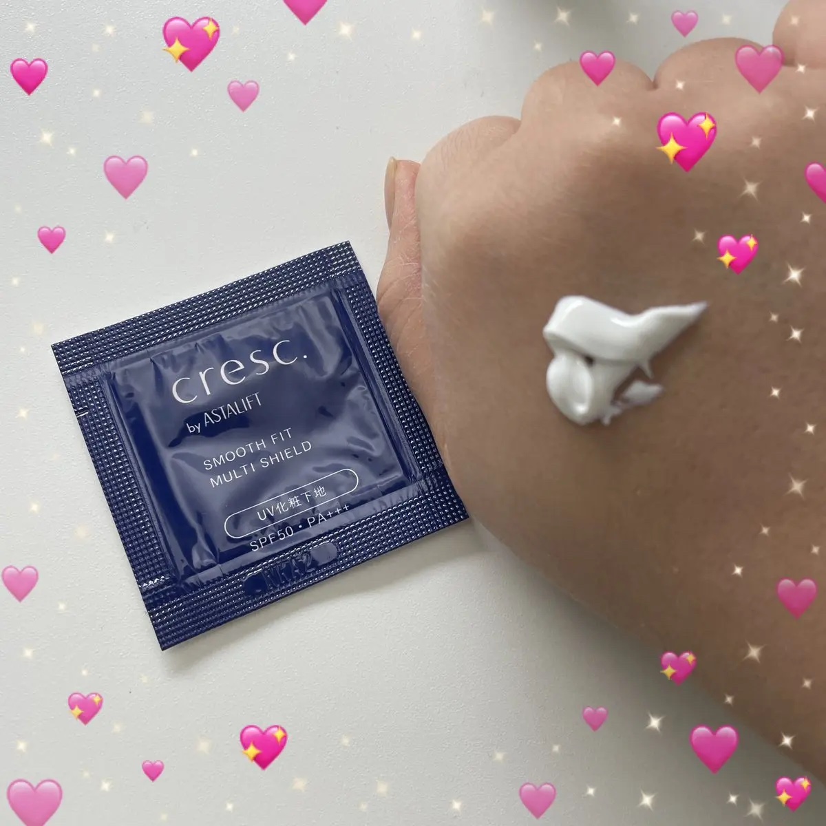 スムースフィット マルチシールド/cresc. by ASTALIFT/化粧下地を使ったクチコミ（3枚目）