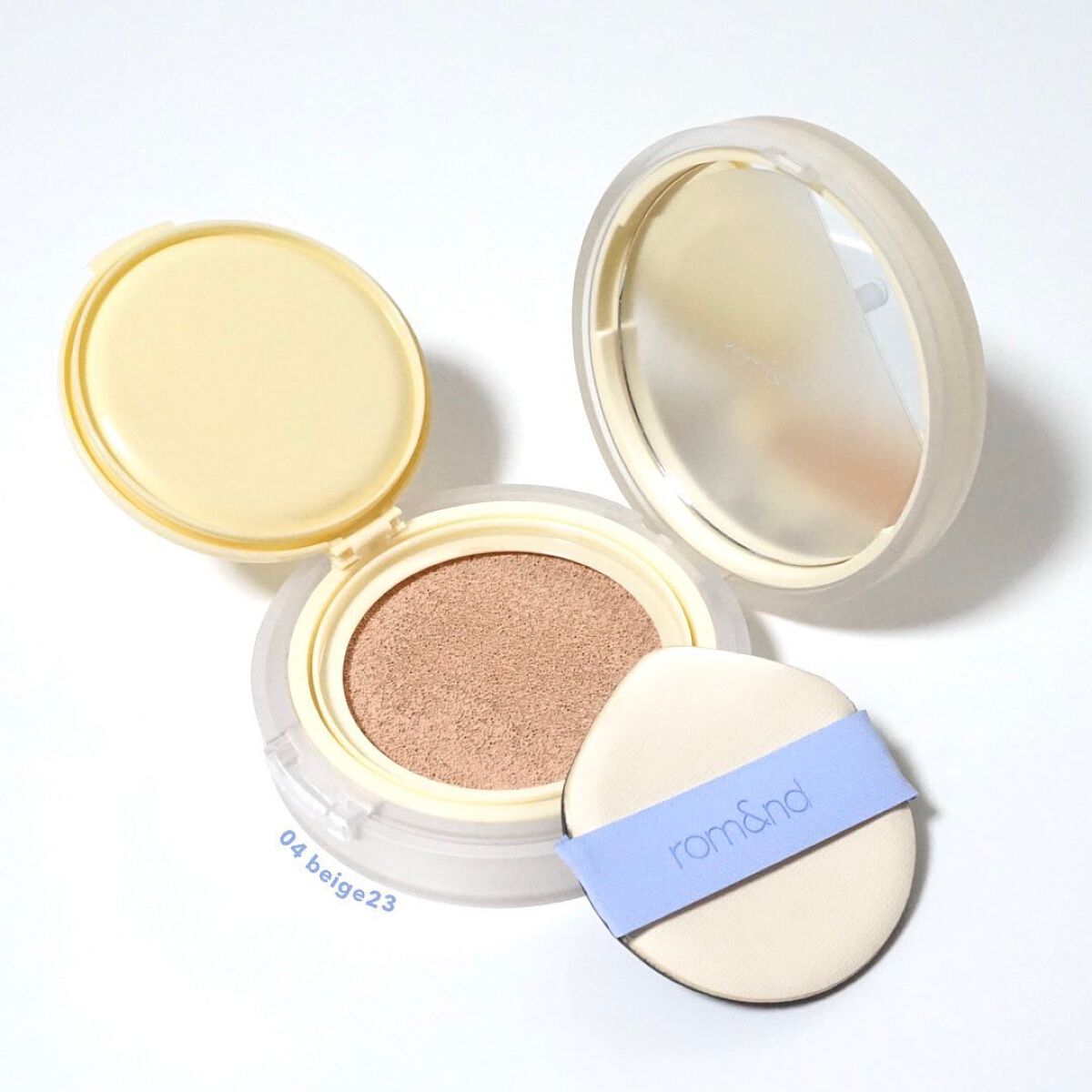 ヌーゼロクッション 04 ベージュ 23/rom&nd/クッションファンデーションを使ったクチコミ（2枚目）