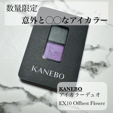 カネボウ アイカラーデュオ EX10 Offbeat Flower/KANEBO/アイシャドウパレットを使ったクチコミ（1枚目）