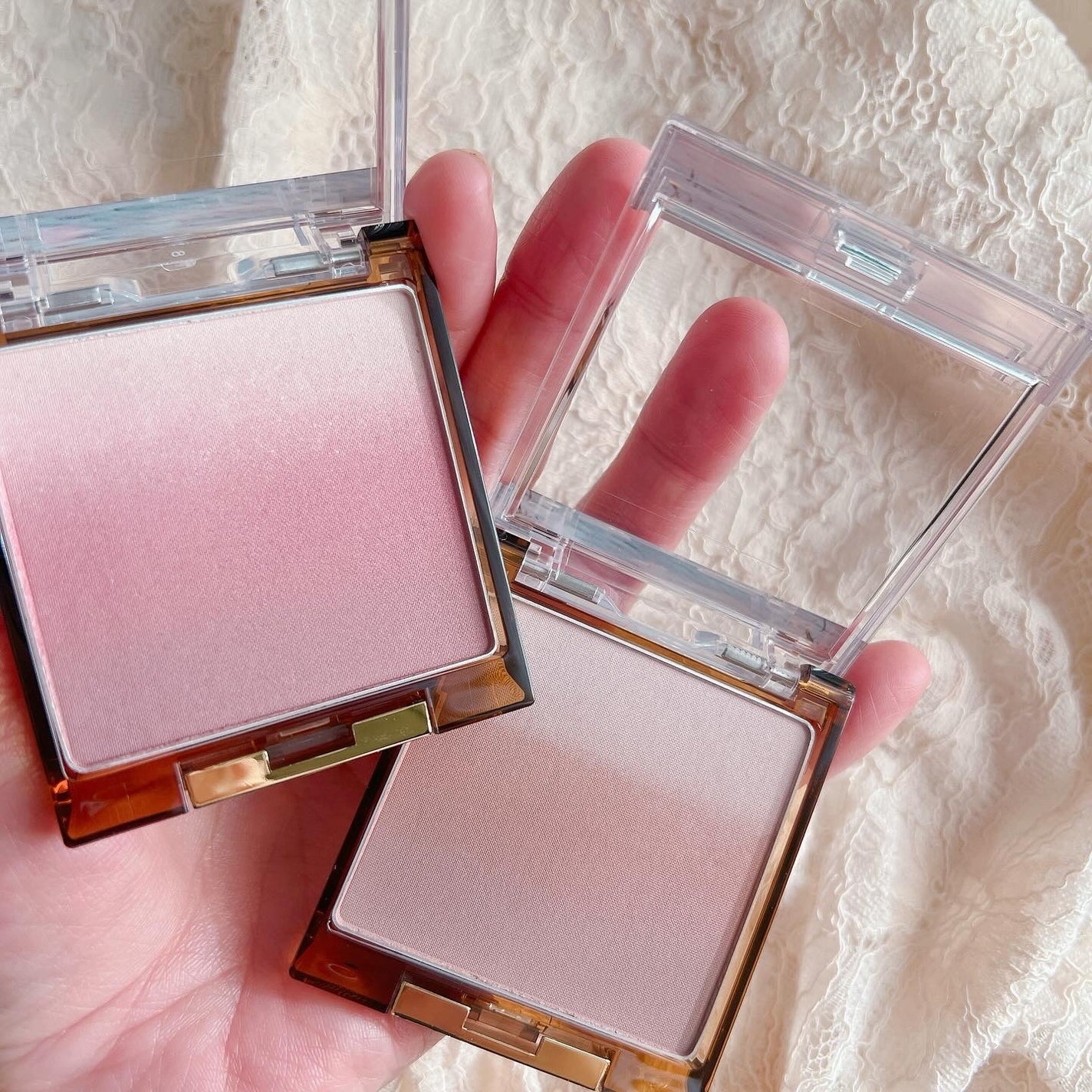 オーラティック ブラッシュ/excel/パウダーチークを使ったクチコミ(9枚目)