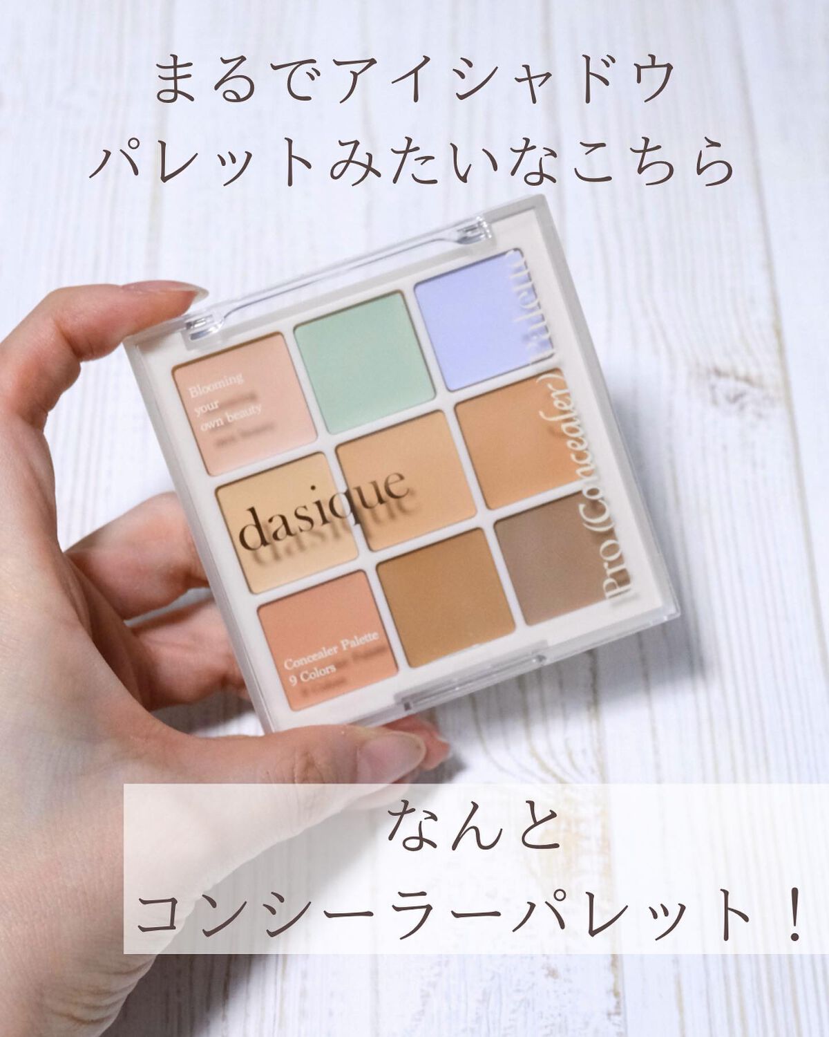 プロコンシーラーパレット/dasique/パレットコンシーラーを使ったクチコミ(2枚目)