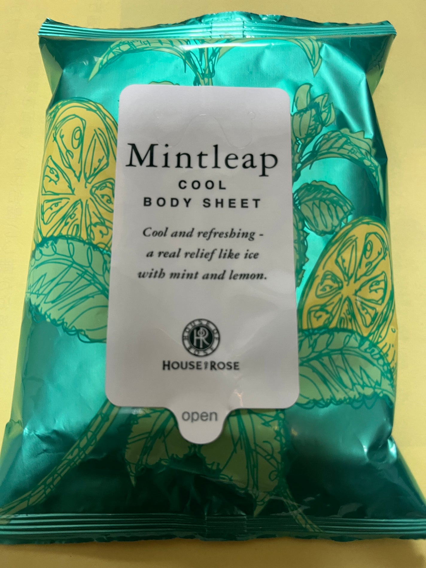 ミントリープ クール ボディシート/ハウス オブ ローゼ/ボディシートを使ったクチコミ(1枚目)