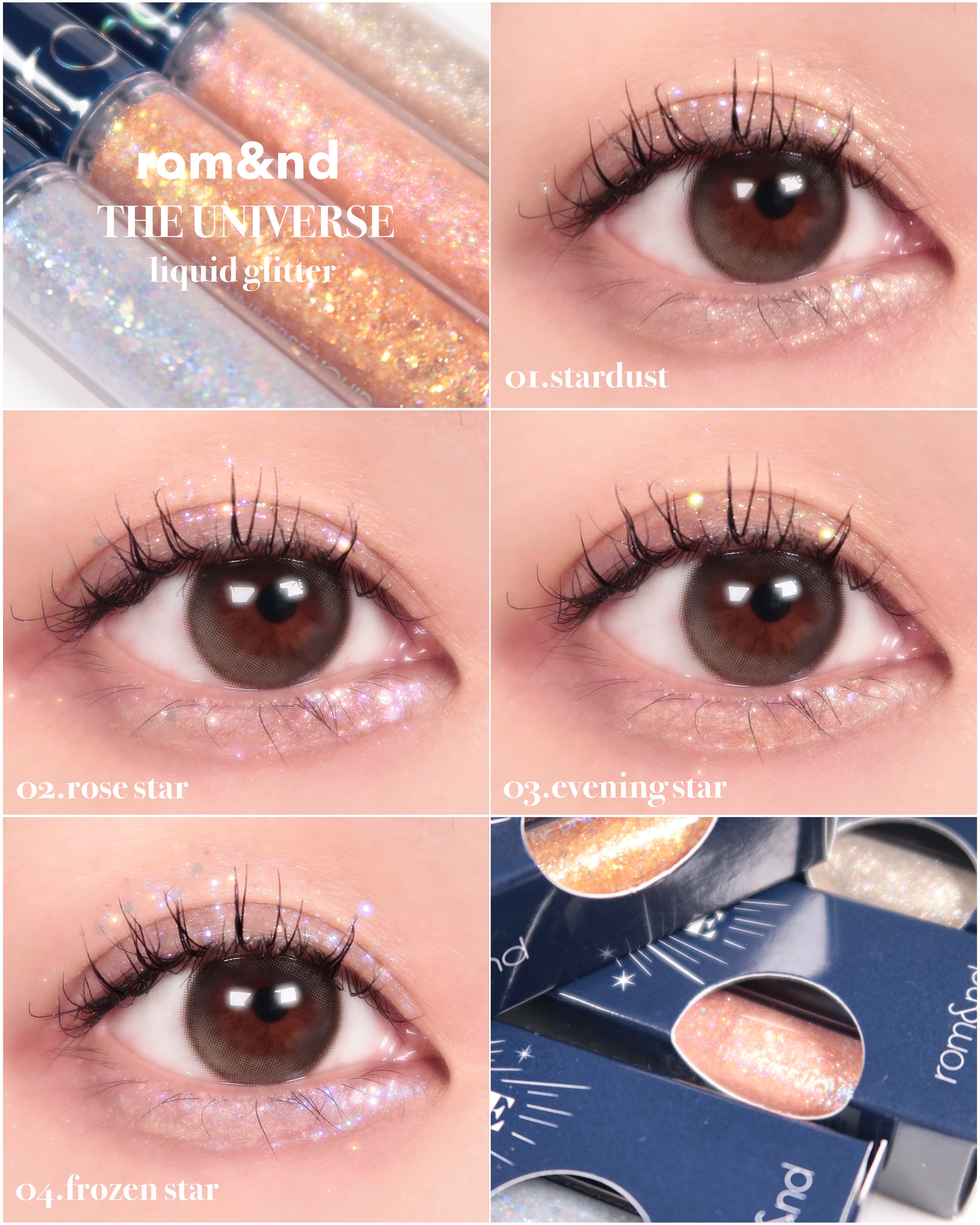 リキッド グリッター シャドウ/rom&nd/グリッターを使ったクチコミ（1枚目）