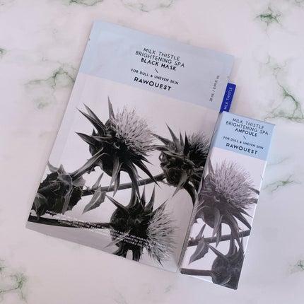 ミルクシスルブライトニングスパブラックマスク/RAWQUEST/シートマスク・パックを使ったクチコミ(4枚目)