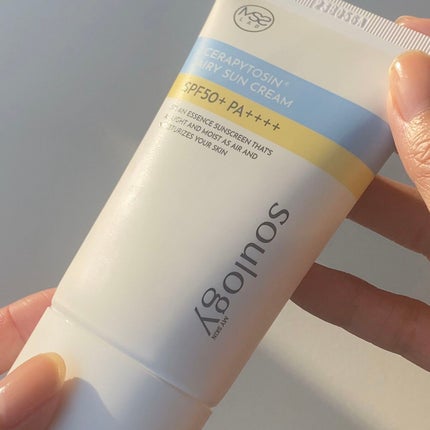 セラフィトシンエアリー日焼け止め/MY SKIN SOULOGY/日焼け止めクリームを使ったクチコミ(2枚目)