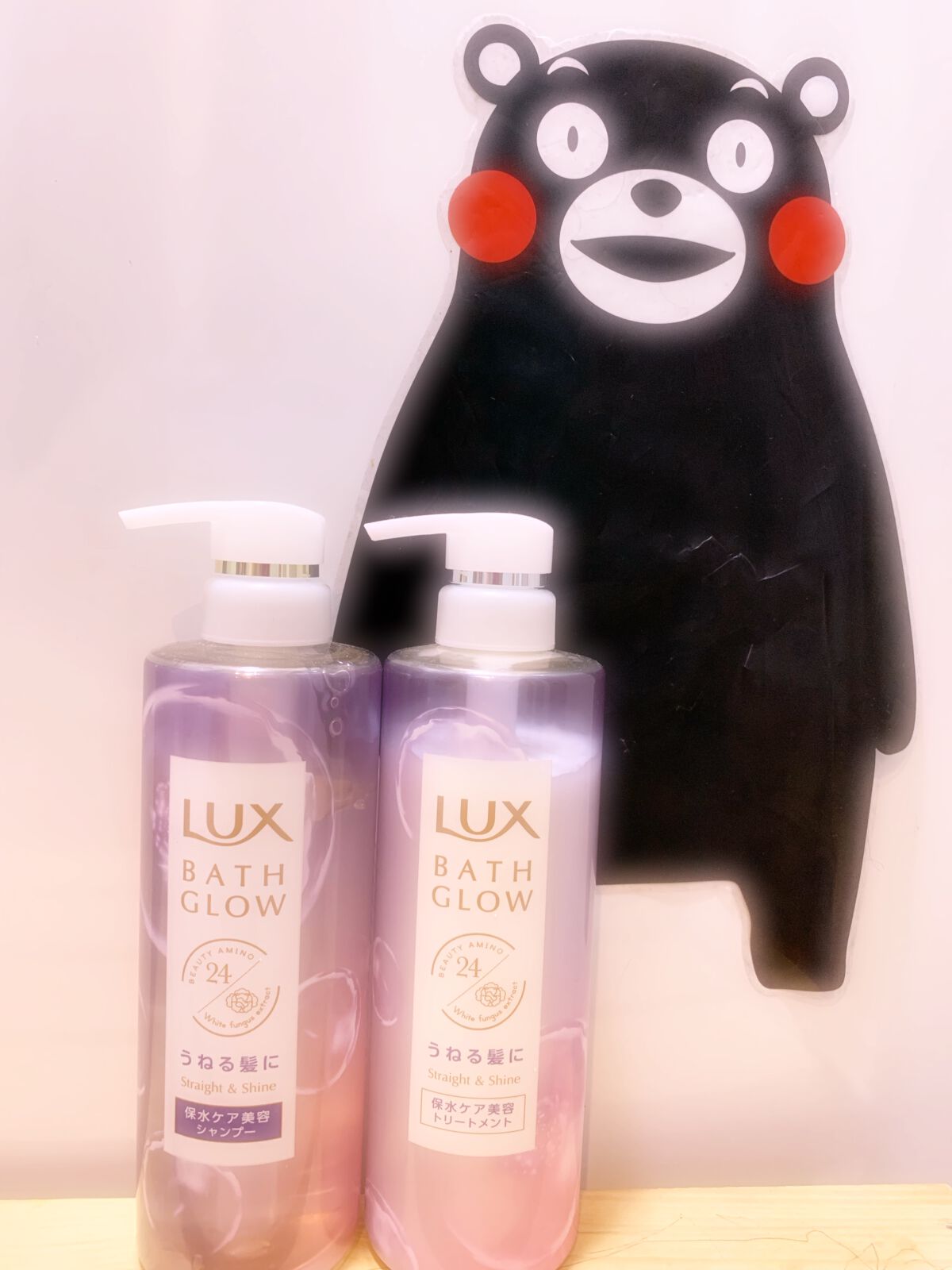バスグロウ ストレート&シャイン シャンプー/トリートメント/LUX/市販シャンプーを使ったクチコミ（1枚目）