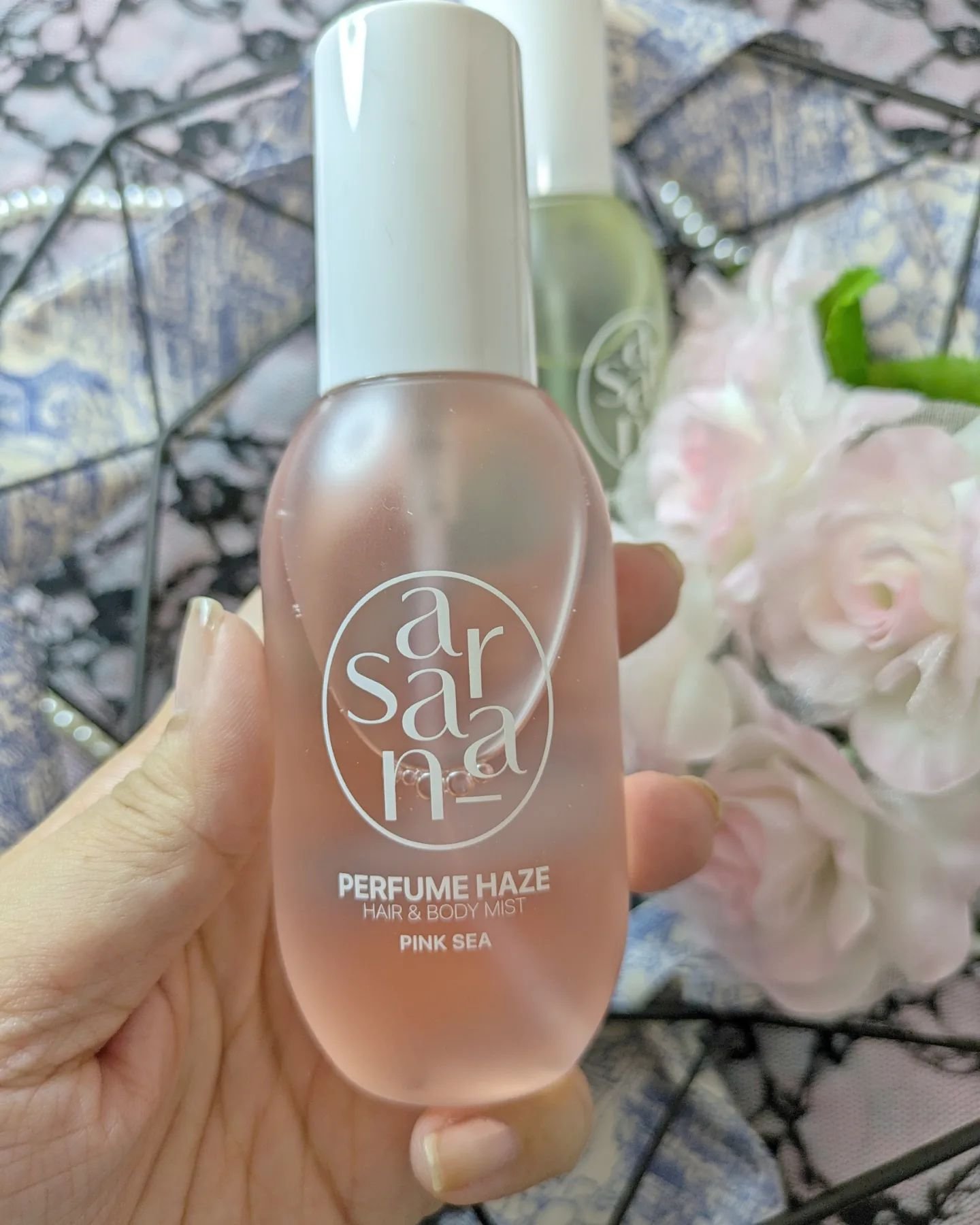 パフュームヘイズ ヘア&ボディミスト ピンクシー/SARANARA/ヘアミストを使ったクチコミ（3枚目）