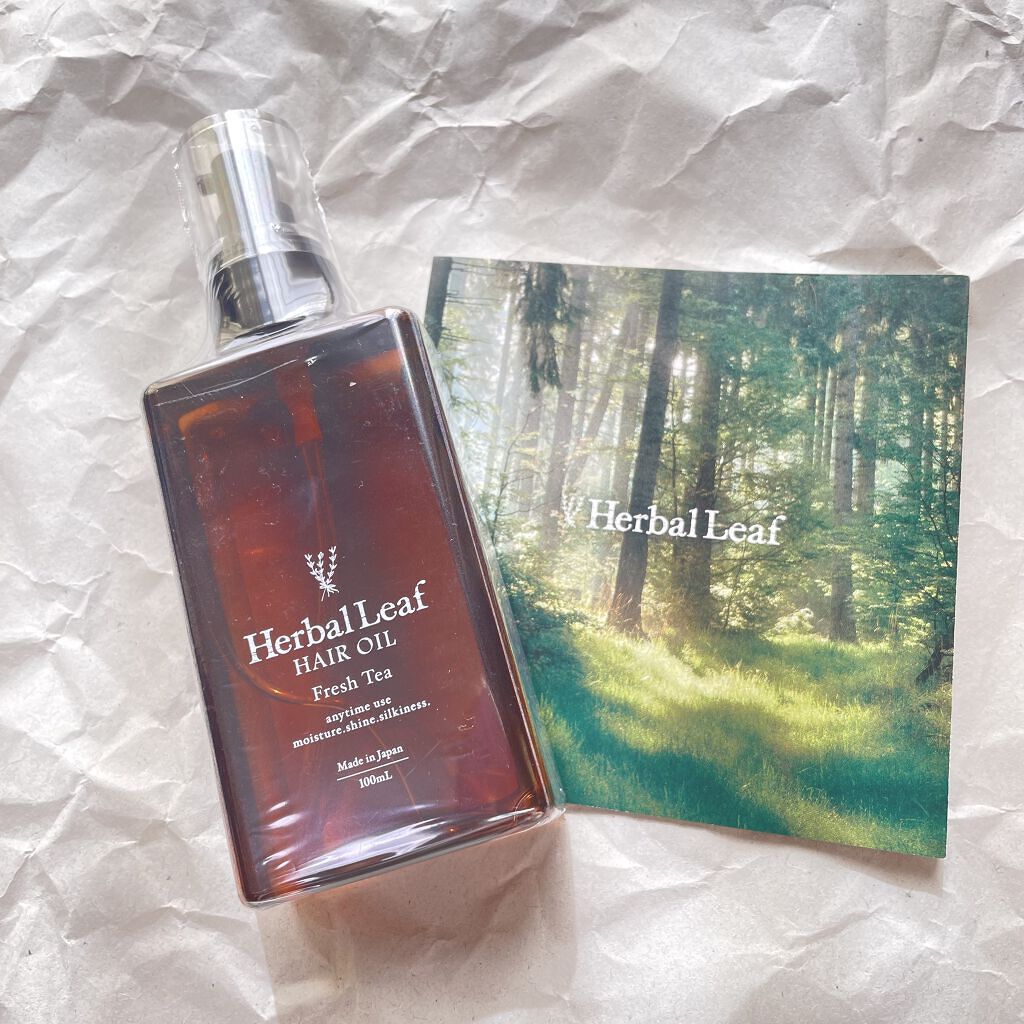 オーガニックヘアオイル フレッシュティーの香り/ハーバルリーフ/ヘアオイルを使ったクチコミ（1枚目）