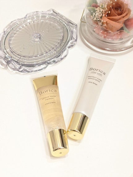 くずれ防止 美容液ケアベース ミルクベージュ SPF30 PA++/Borica/化粧下地を使ったクチコミ(1枚目)