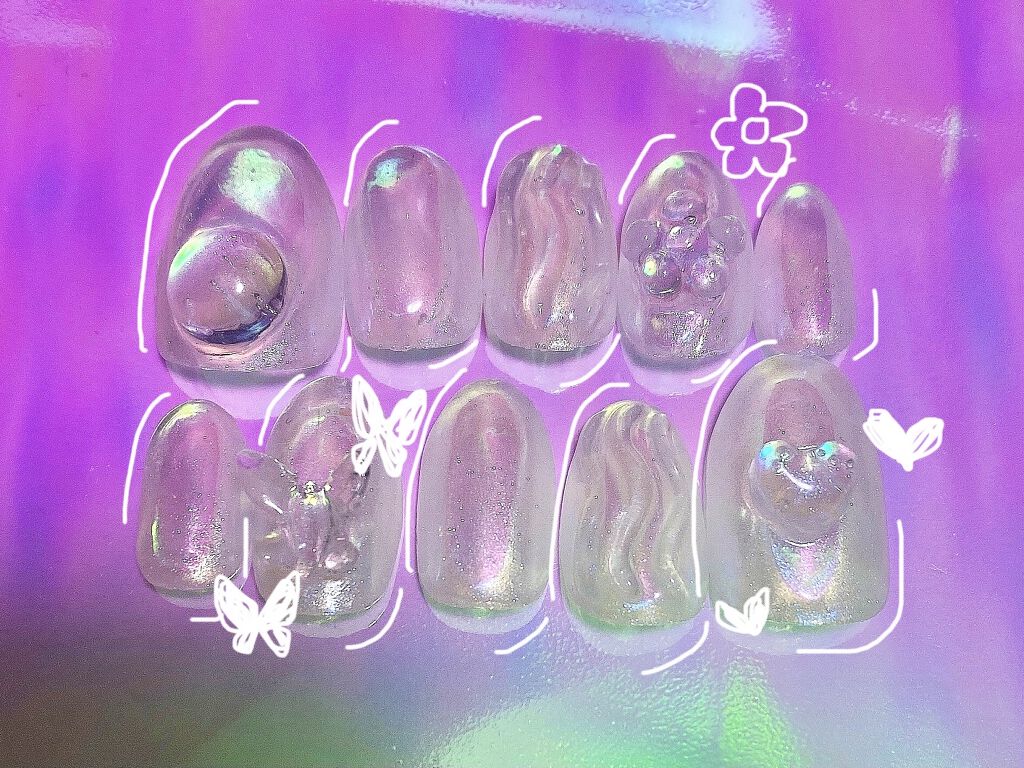 ジェルネイル/ジェルミーワン/ジェルネイルを使ったクチコミ（2枚目）