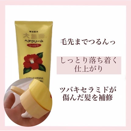 ヘアクリーム しっとり/大島椿/ヘアワックス・クリームを使ったクチコミ(2枚目)