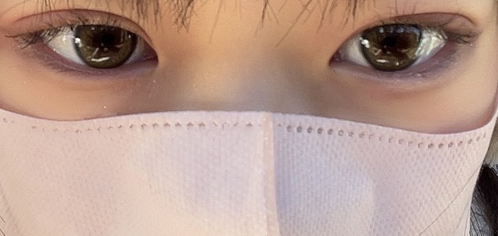 SCANDI(スカンディ) オリーブ/OLENS/カラーコンタクトレンズを使ったクチコミ（1枚目）