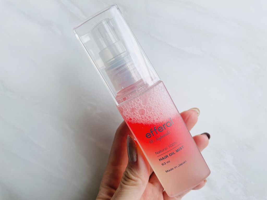 ヘアオイルミスト/efferal/ヘアミストを使ったクチコミ（3枚目）