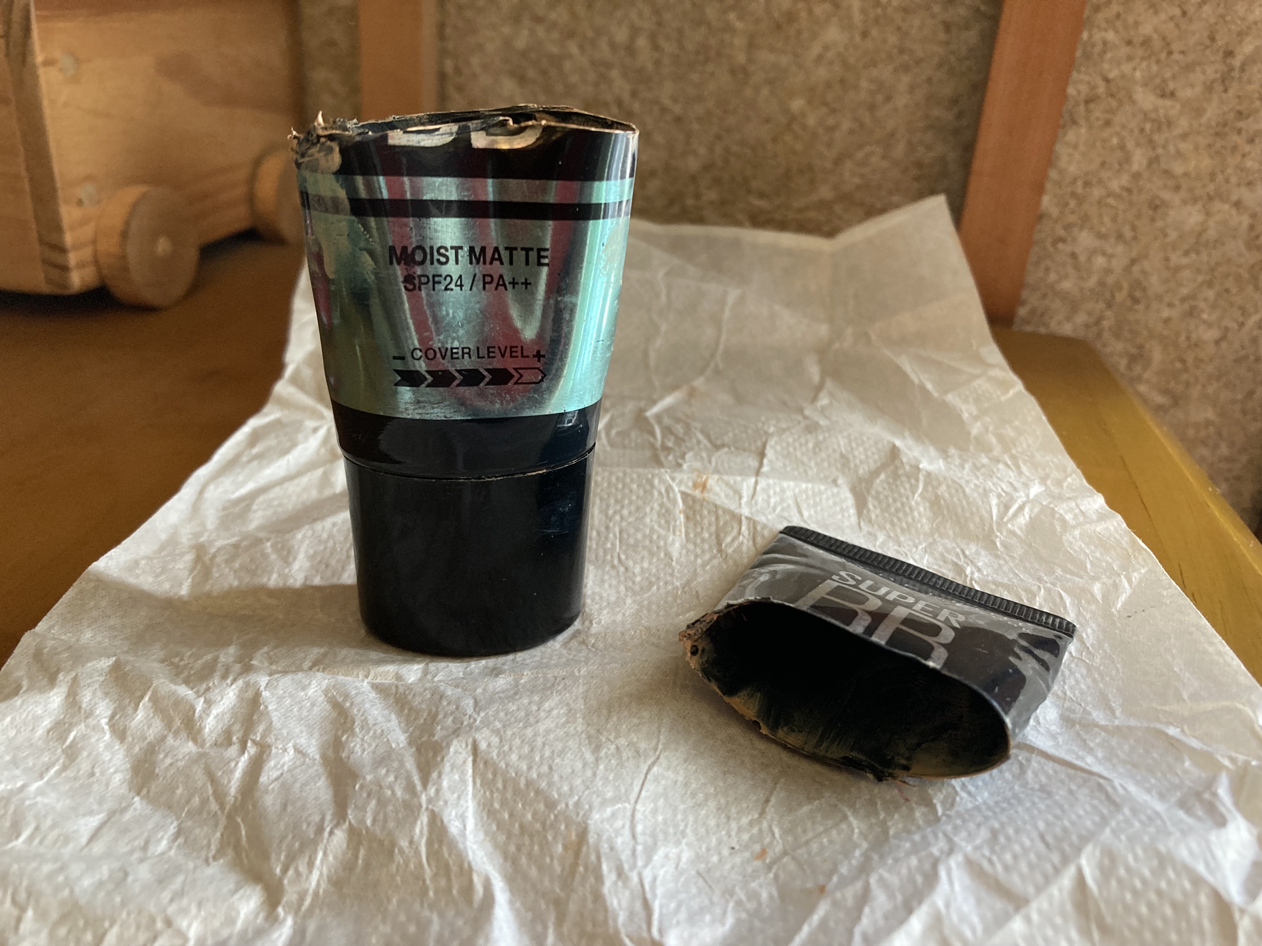 SP BB モイストマット 01 ナチュラル オークル/MAYBELLINE NEW YORK/BBクリームを使ったクチコミ（1枚目）