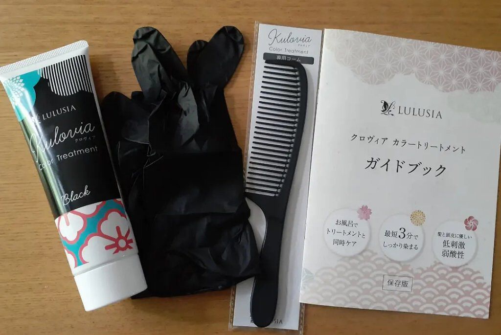 クロヴィア カラートリートメント ブラック/ルルシア/洗い流すヘアトリートメントを使ったクチコミ（1枚目）
