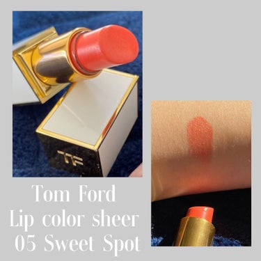 リップ カラー シアー 05 スウィート スポット/TOM FORD BEAUTY/口紅を使ったクチコミ（1枚目）