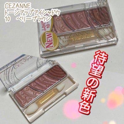 トーンアップアイシャドウ/CEZANNE/アイシャドウパレットを使ったクチコミ(1枚目)