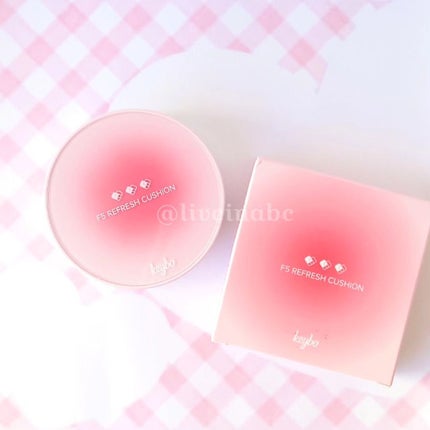 F5 リフレッシュクッション/keybo/クッションファンデーションを使ったクチコミ(1枚目)