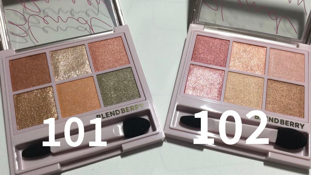 オーラクリエイション/BLEND BERRY/アイシャドウパレットを使ったクチコミ(5枚目)