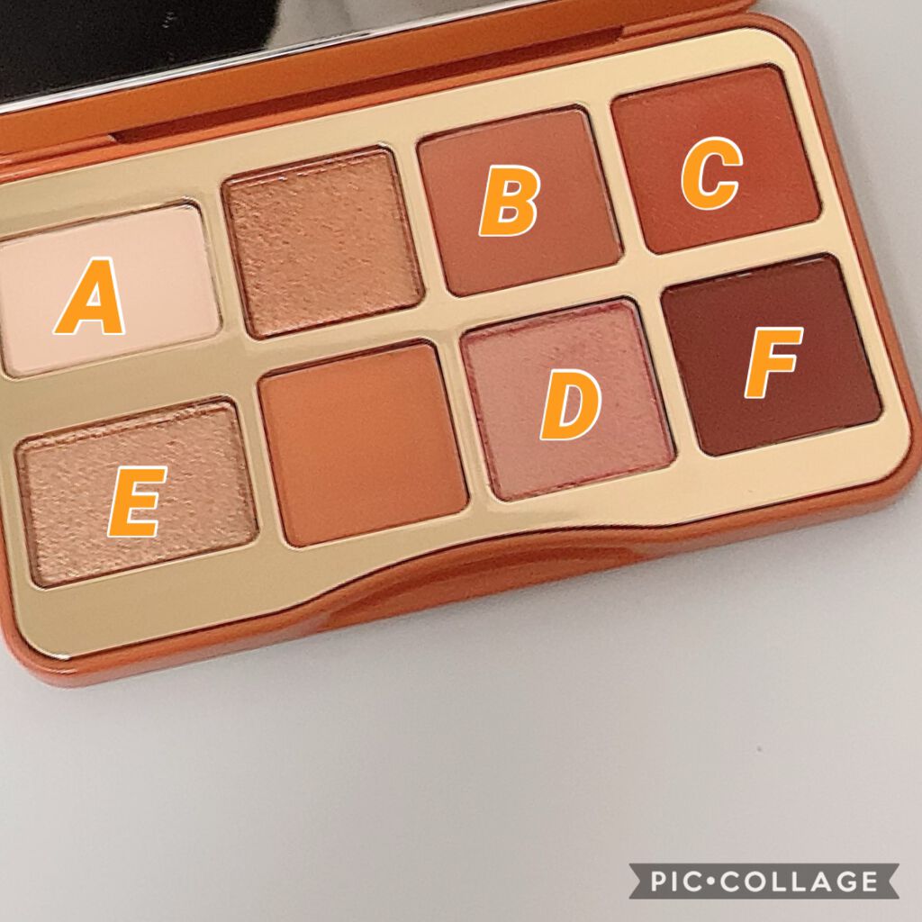ソルテッド キャラメル ミニ アイシャドウ パレット/Too Faced/アイシャドウパレットを使ったクチコミ（3枚目）