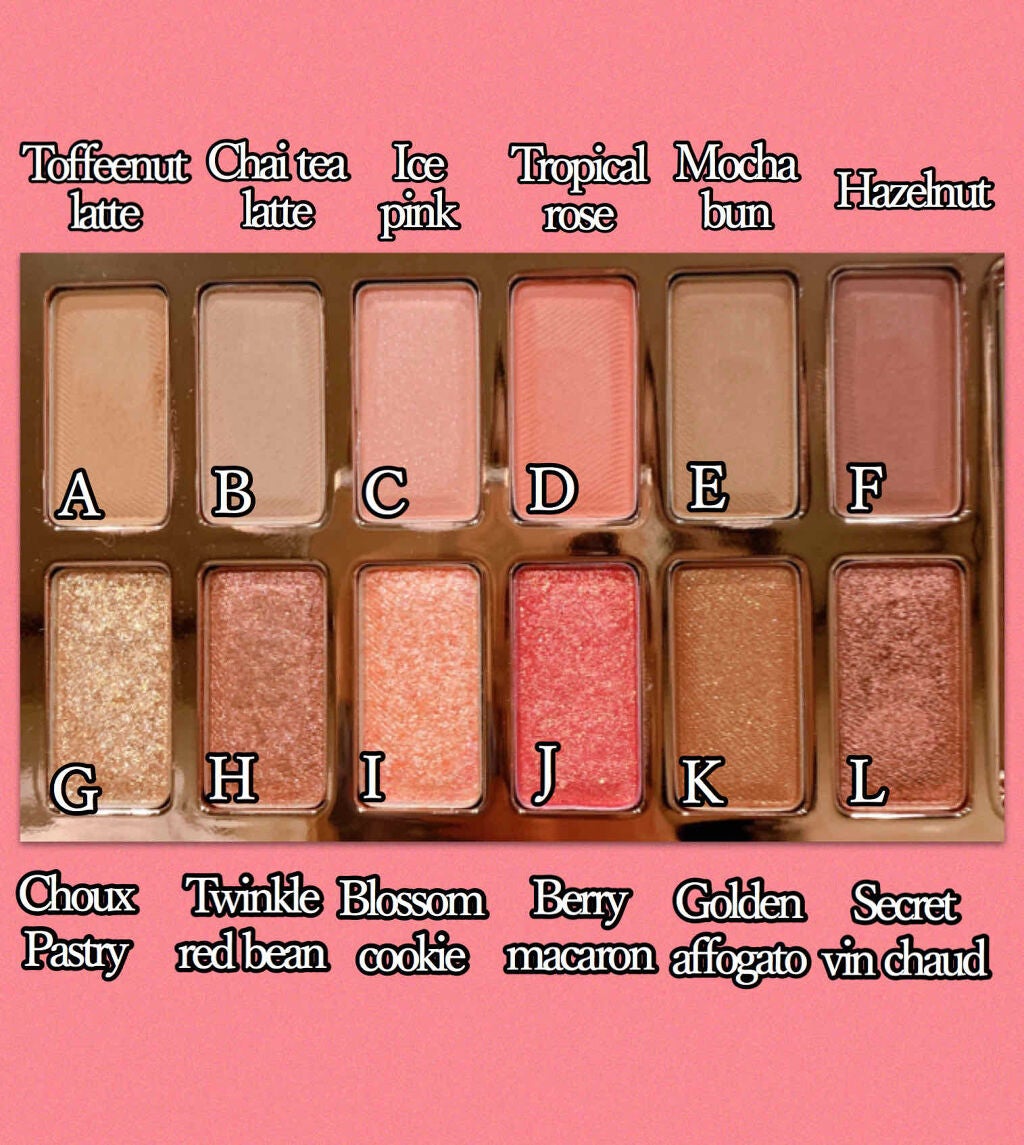 バレンタインボックス3ローズモーメント/VAVI MELLO/アイシャドウパレットを使ったクチコミ(2枚目)