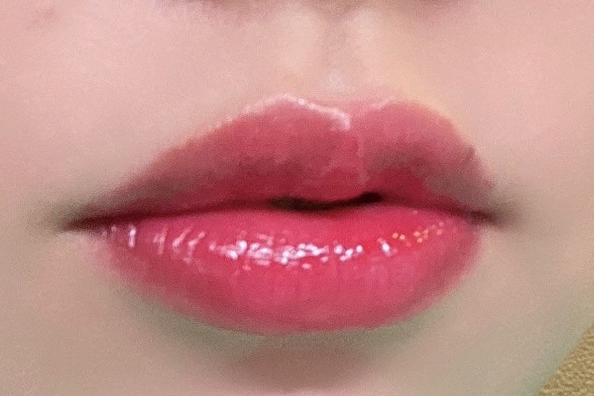  ルージュ アンリミテッド リキッド ラッカー RD 05/shu uemura/口紅を使ったクチコミ（1枚目）