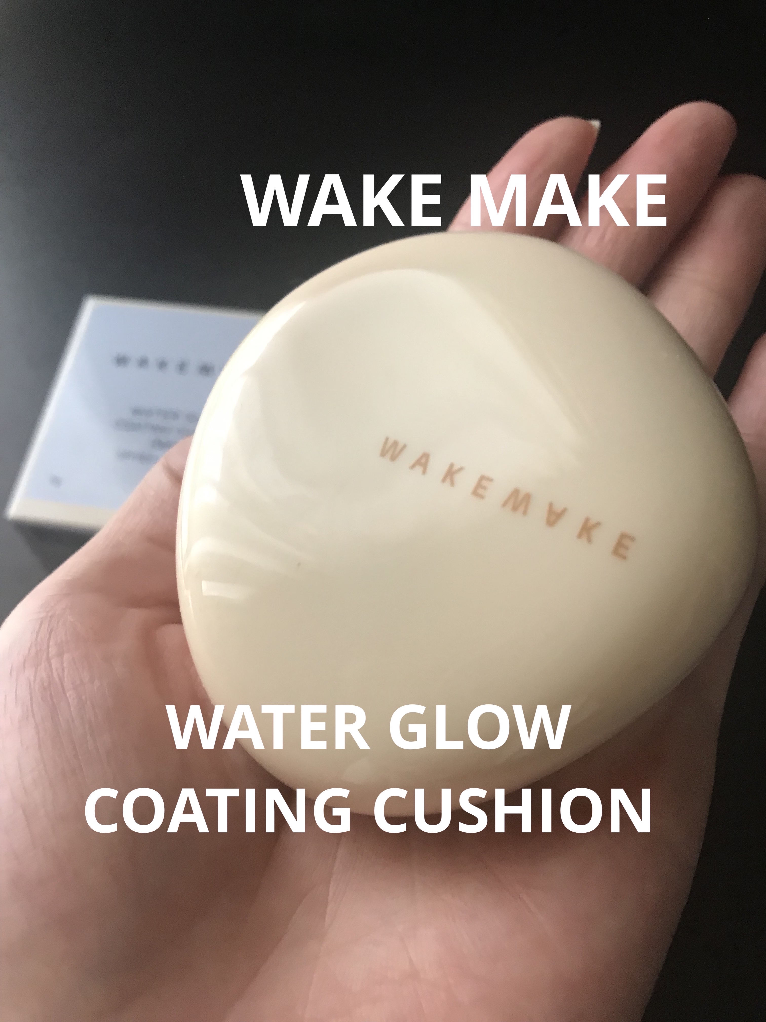 ウォーターグロウコーティングクッション/wakemake/クッションファンデーションを使ったクチコミ（1枚目）