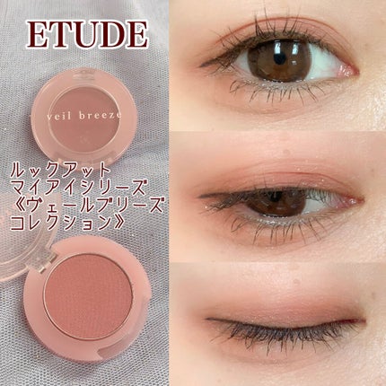<ヴェールブリーズコレクション>ルックアット マイアイシリーズ/ETUDE/単色アイシャドウを使ったクチコミ(1枚目)
