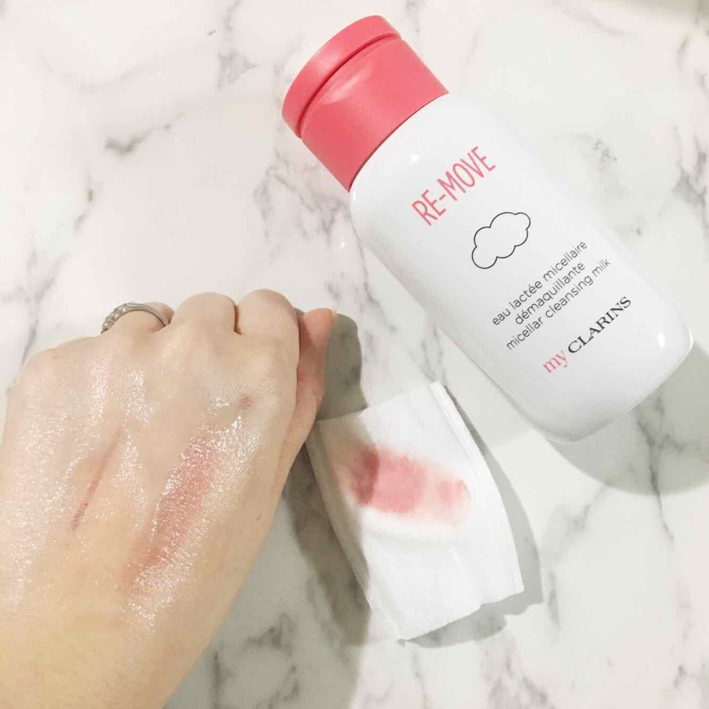 マイクラランス  ミセラークレンジングミルク/CLARINS/ミルククレンジングを使ったクチコミ（3枚目）