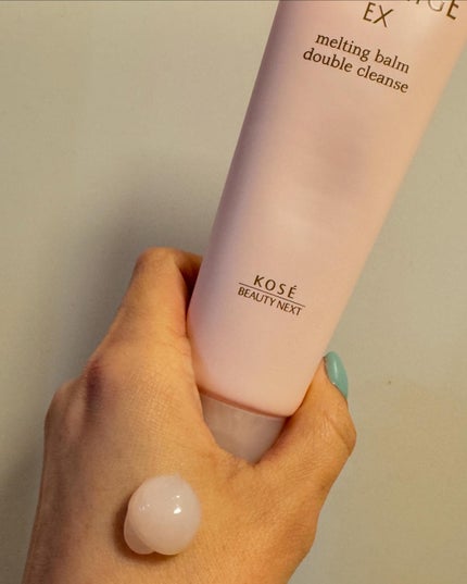 はなゆい☆ on LIPS 「🩷KOSE"アンテリージェEX"メルティングバームWクレンズメ..」(4枚目)