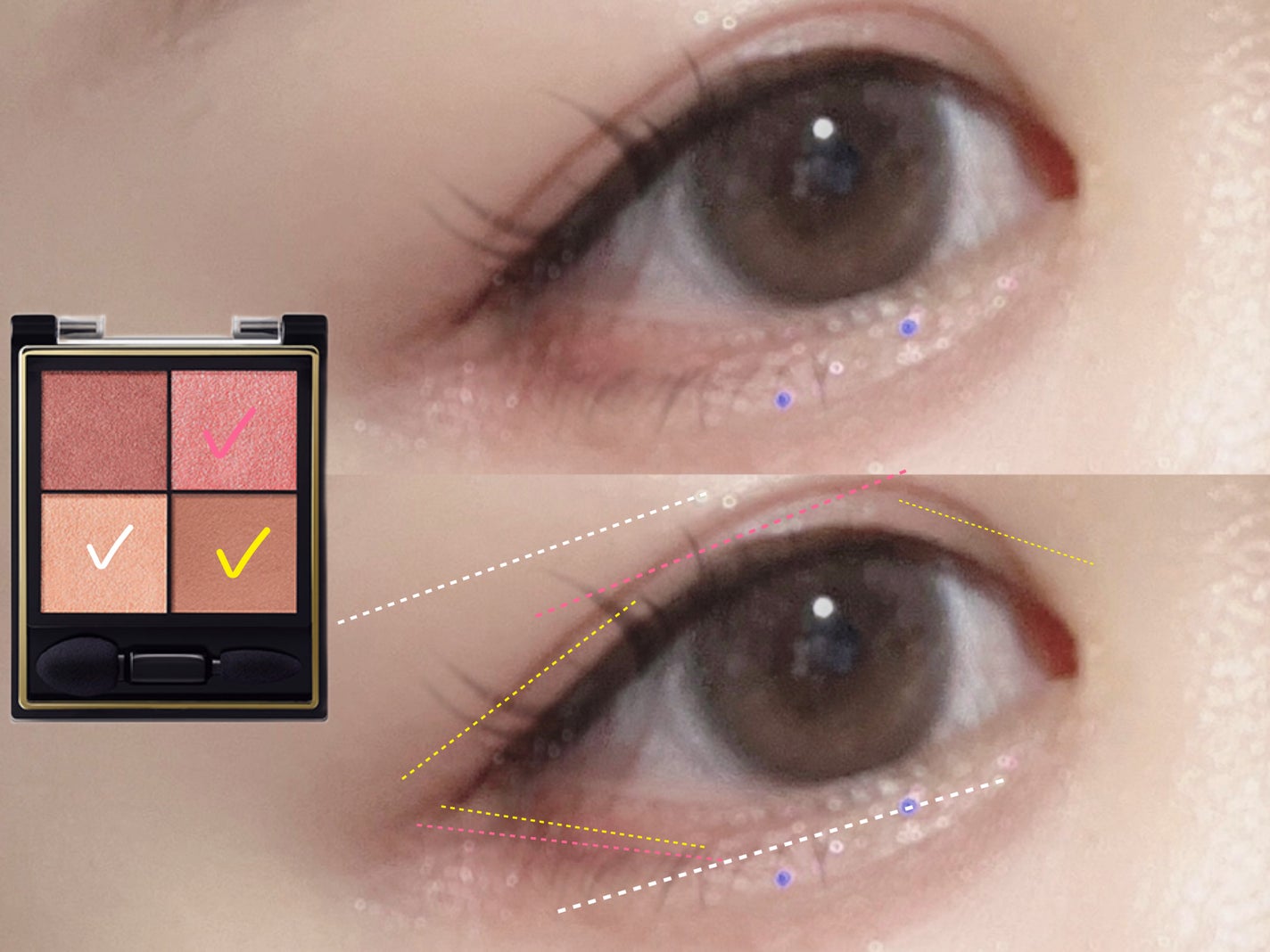 リアルクローズシャドウ/excel/アイシャドウパレットを使ったクチコミ(2枚目)