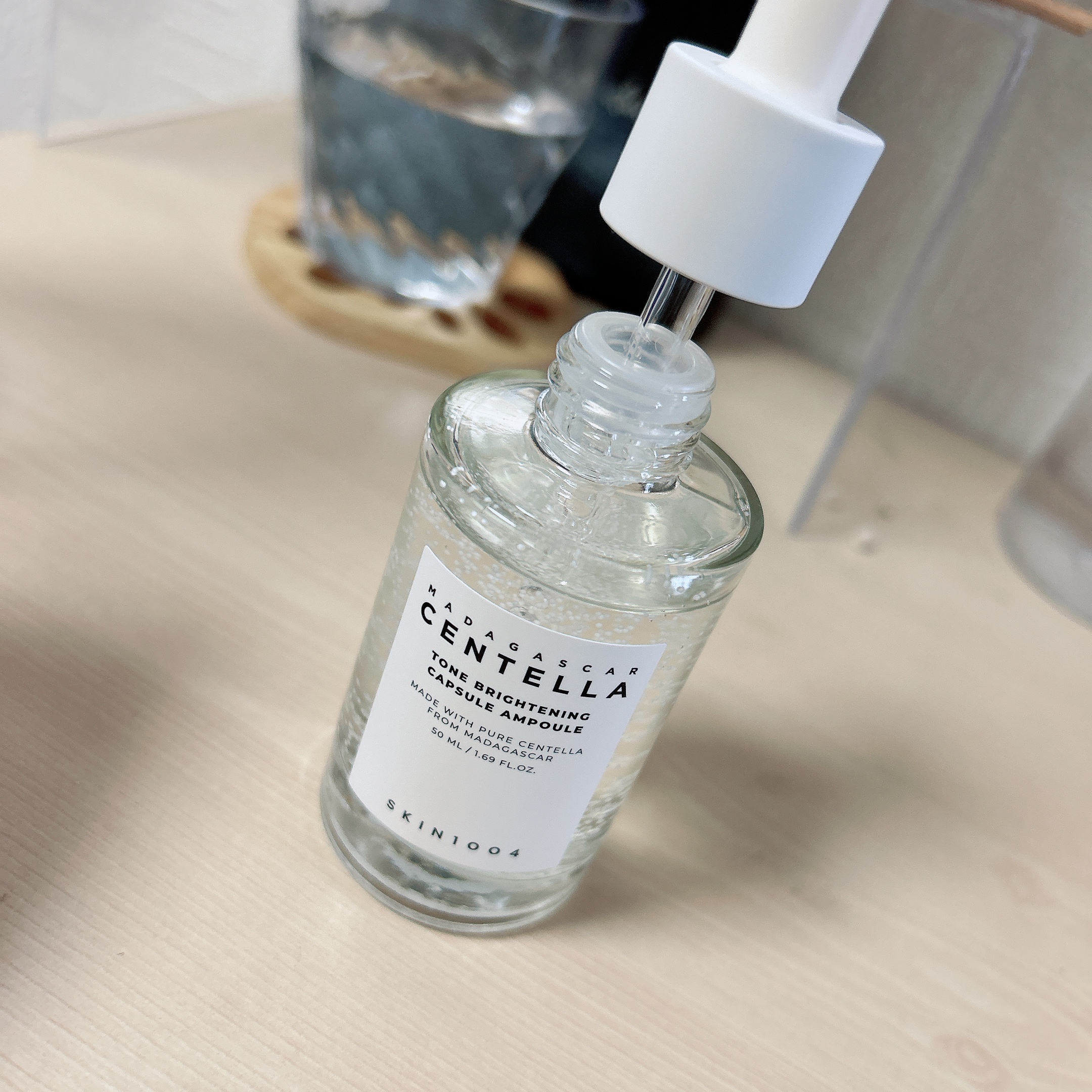 トーンブライトニング カプセルアンプル/SKIN1004/美容液を使ったクチコミ（1枚目）