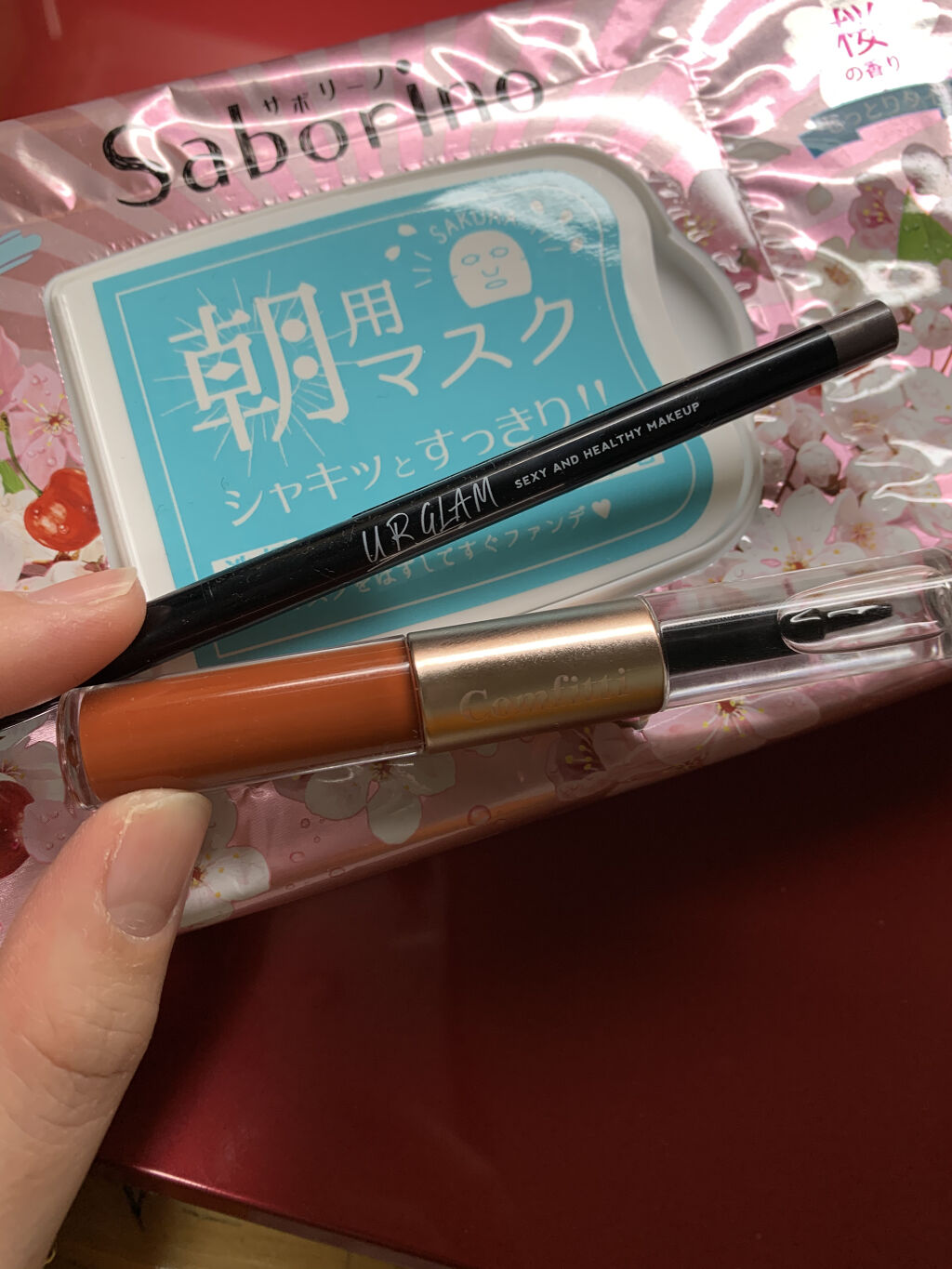 リップフォーマスク 03テラコッタオレンジ/Comfitti/口紅を使ったクチコミ（2枚目）