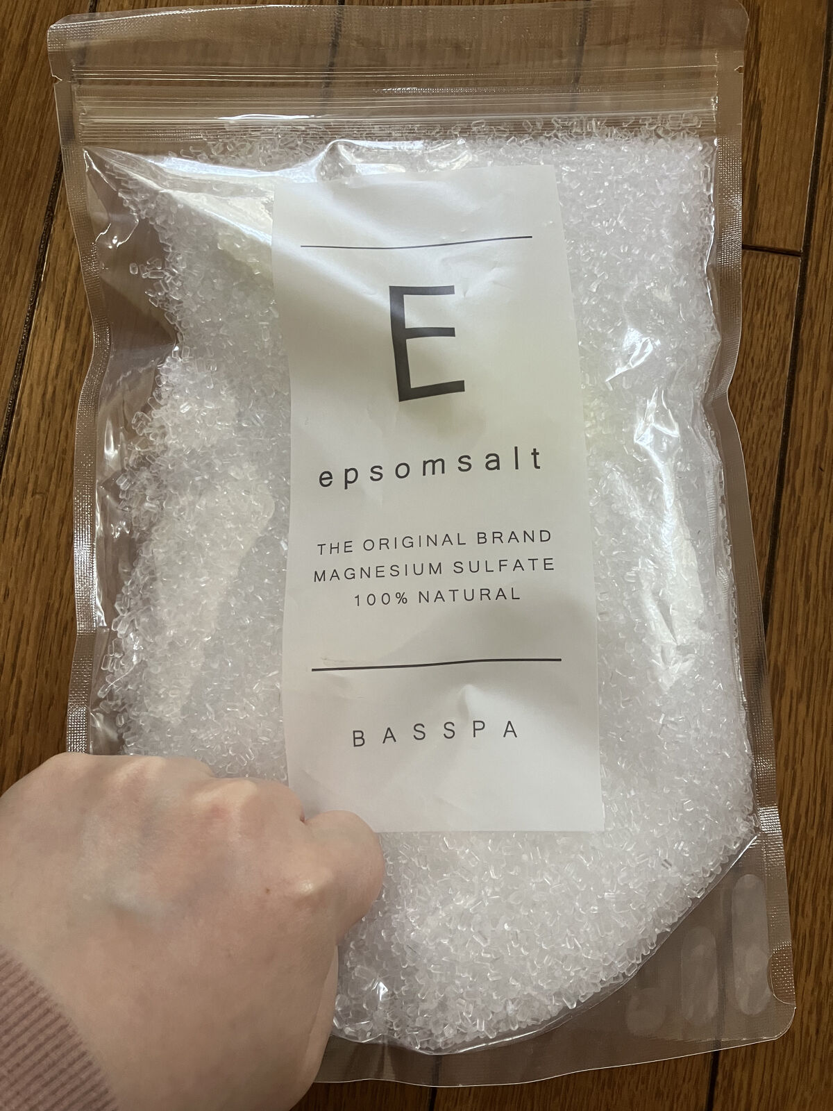 BASSPA エプソムソルト 無香料/BASSPA/無機塩系入浴剤を使ったクチコミ（1枚目）